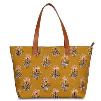 Women Canvas Office Tote Bag 1
