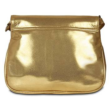 Women Canvas Sling Bag Golden Color 3
