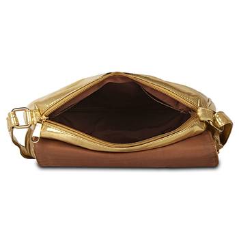 Women Canvas Sling Bag Golden Color 4