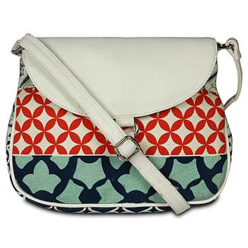 Women Canvas Printed Sling Bags 1