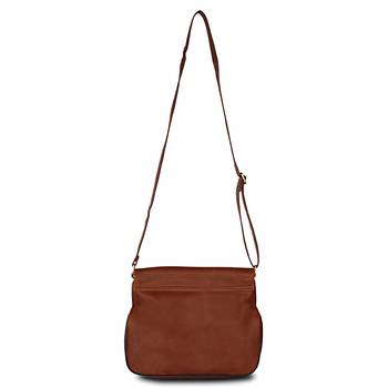 Women Leather Sling Bags in Dark Brown Color 3