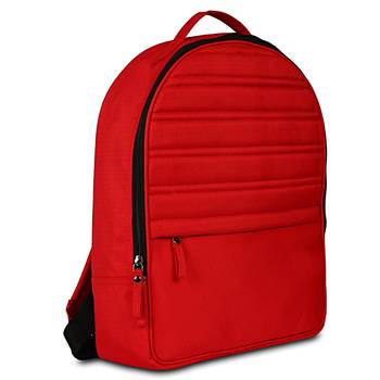 Causal Red Backpack with 13.5" Laptop Pocket 2