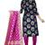 navy blue woven brocade unstitched salwar with dupatta
