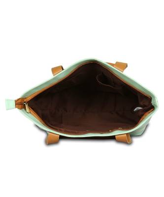 Women Canvas Green Hand bag 4