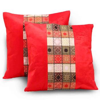 Rajasthani Ethnic Style 2 Pc. Cushion Covers Set 1