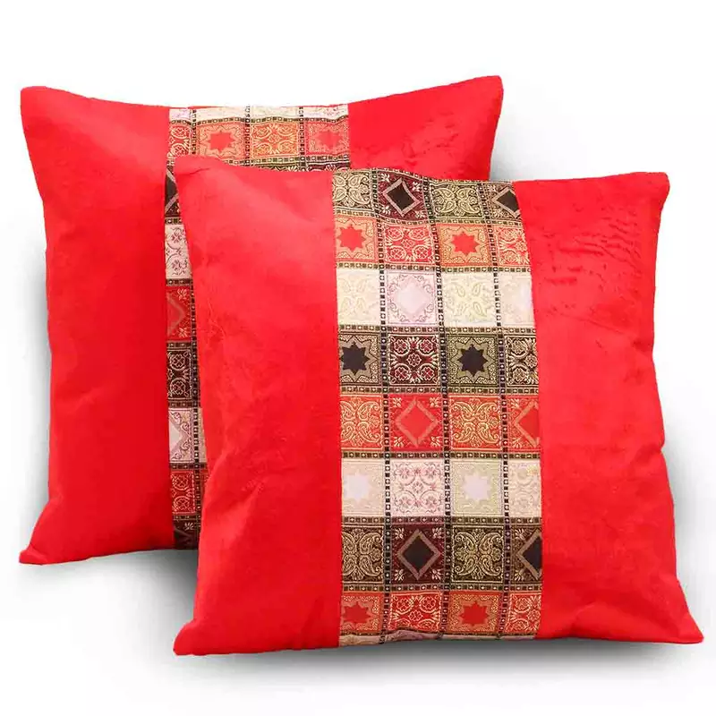 Rajasthani Ethnic Style 2 Pc. Cushion Covers Set