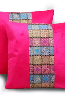 Modern Design Rajasthani 2 Pc. Cushion Covers Set