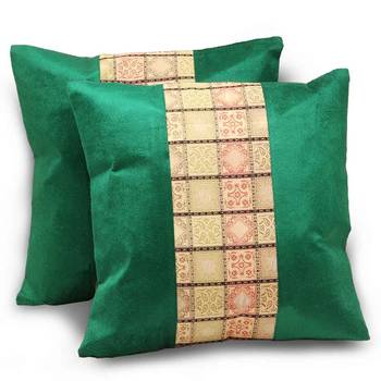 Jaipuri Traditional Design 2 Pc Cushion Covers Set 1