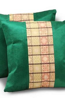 Jaipuri Traditional Design 2 Pc Cushion Covers Set