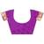 women purple woven art silk saree with blouse