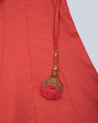 sleeveless peplum choli with lehnga 2