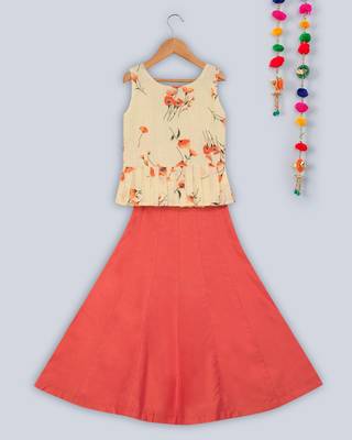 sleeveless peplum choli with lehnga 4
