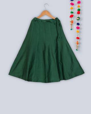 sleeveless kurta with contrast lehnga 6