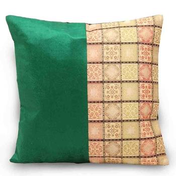 Ethnic Design 2Pc. Green Luxury Cushion Covers Set 2