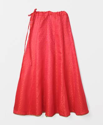 cape sleeves choli with printed silk lehnga 5
