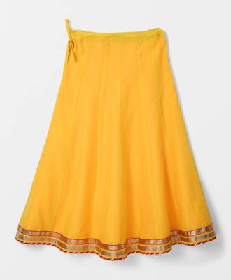 cape sleeves brocade choli with contrast lehnga 5