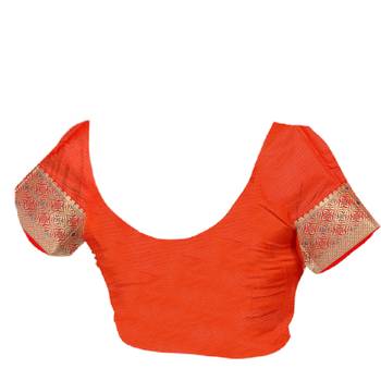 yellow woven tissue saree with blouse 6