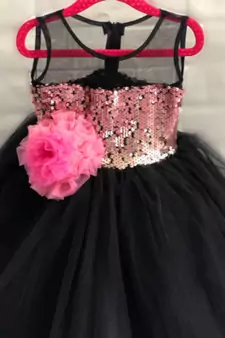Black Flaired Gown