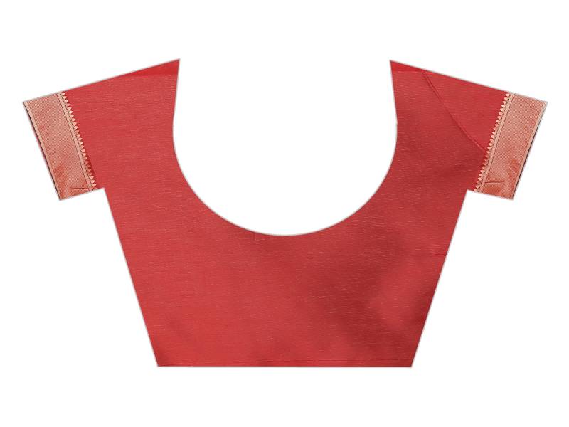 blue woven art silk saree with blouse