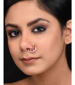 Ruby Red Kundan Nosepin