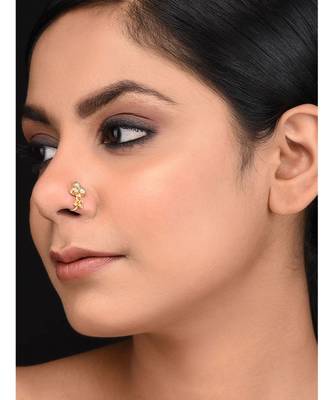 Golden Kundan Nosepin 1