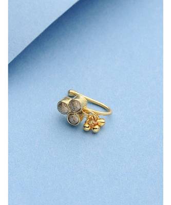 Golden Kundan Nosepin 2