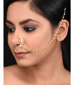 Gold Plated Chandh Nosepin