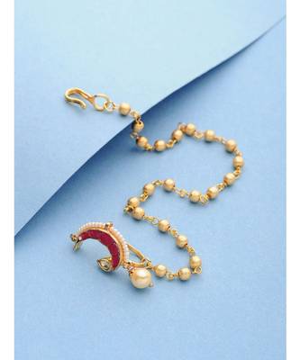 Ruby Red Chandh Nosepin 2