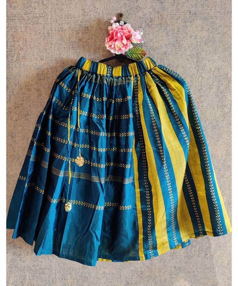 Brocade Top With Ghaghra