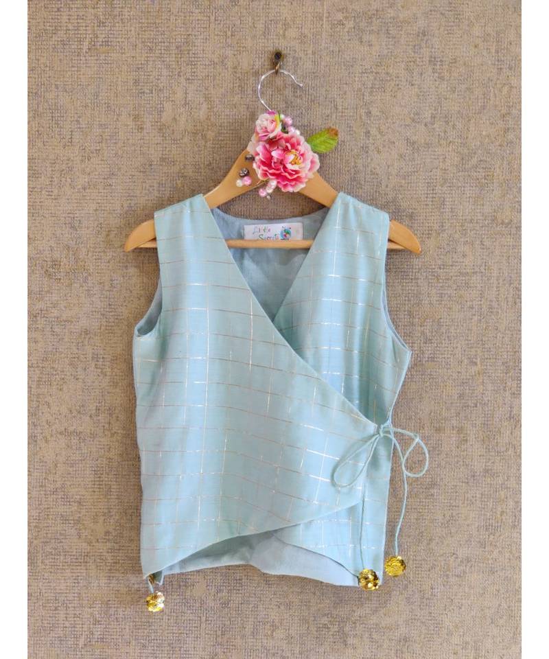 Pastel Green Dhoti Set