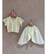 Pastelyellow Dhoti Set