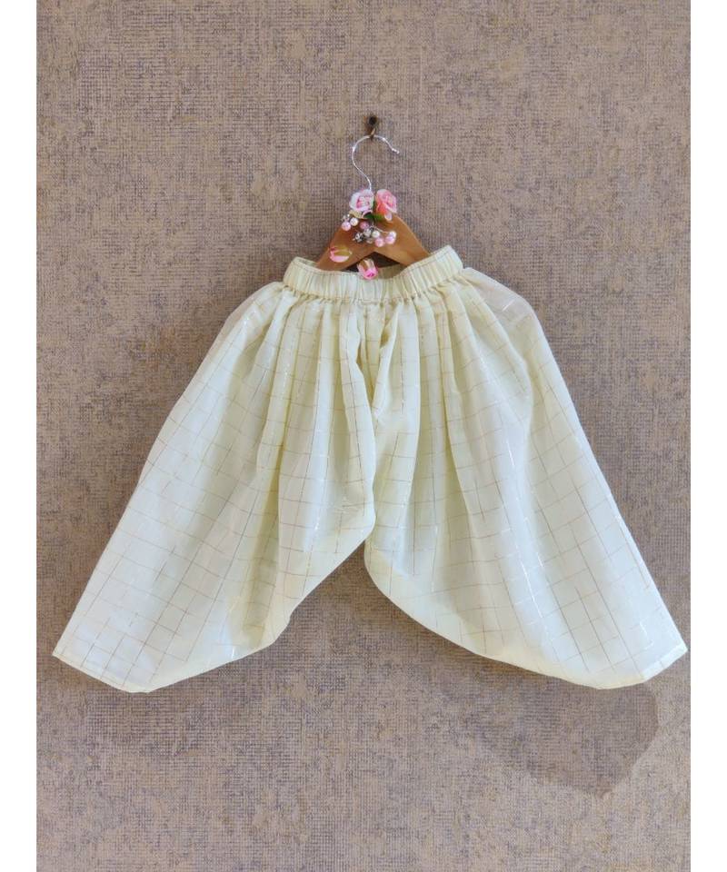 Pastelyellow Dhoti Set