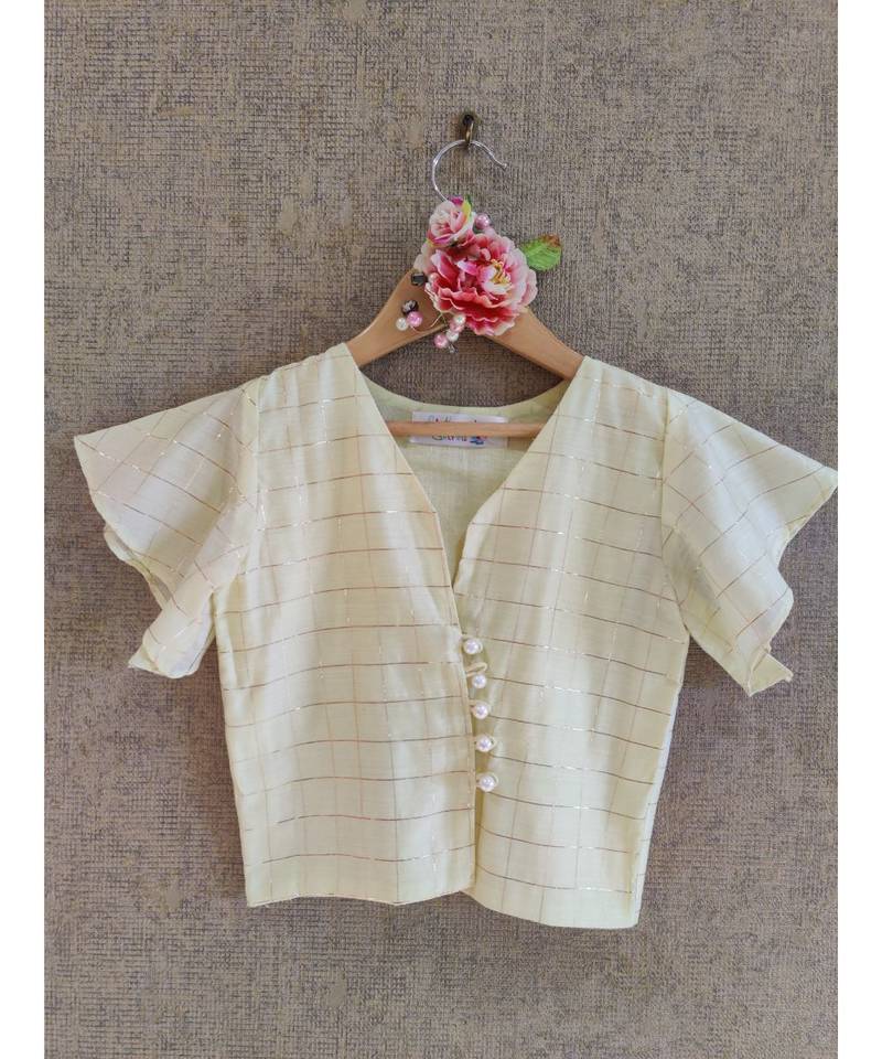 Pastelyellow Dhoti Set