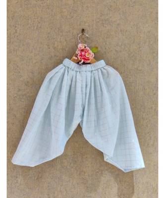 Powder Blue Dhoti Set 3