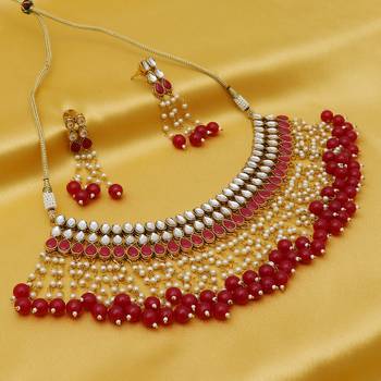 red kundan necklace sets 5