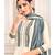 White Cotton Jam Silk Women's Unstitched Dress Material