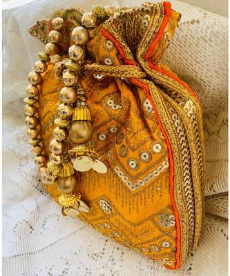 Raw Silk Designer Potlis 1