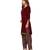 Women's Maroon & Black Cotton Printed Unstitch Dress Material With Dupatta