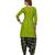 Women's Parrot Green & Black Cotton Printed Unstitch Dress Material With Dupatta