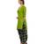 Women's Parrot Green & Black Cotton Printed Unstitch Dress Material With Dupatta
