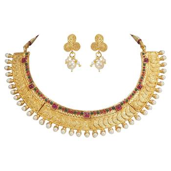 Gold necklace-sets 1
