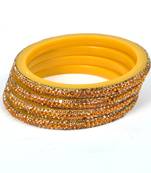 Hyderabadi Beautiful Stones Bangles For Women And Girls Party Wear Set Of 4