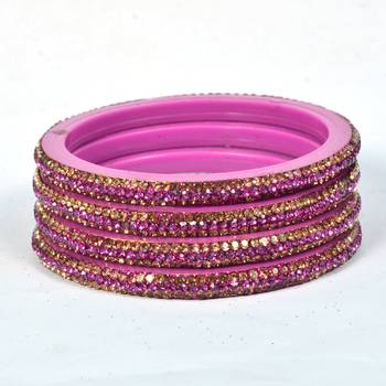 Hyderabadi Beautiful Stones Bangles For Women And Girls Party Wear Set Of 4 1