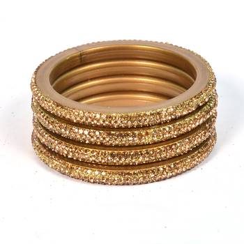 Hyderabadi Beautiful Stones Bangles For Women And Girls Party Wear Set Of 4 1