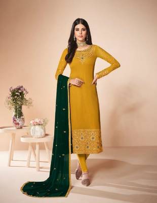 Black embroidered santoon salwar 1