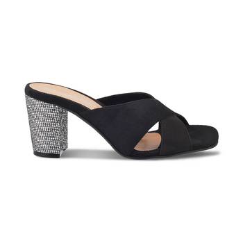 SOLE HEAD Black Wedges Sandal 2