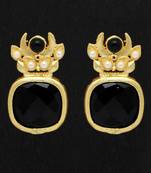 Black Danglers Drops