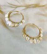 Gold earrings