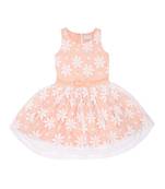 Gini & Jony White Plain Cotton Girls Dress