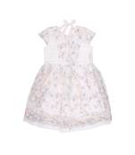Gini & Jony White Plain Polyester Girls Dress